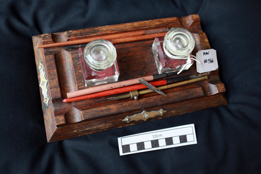 Writing Equipment, desk set, c1900