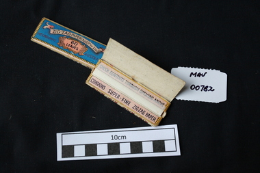 Manufactured objects, Cigarette papers ‘Zig Zag'  x 2, 20thC