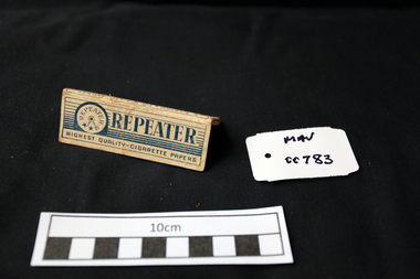 Manufactured objects,  Cigarette paper  ‘Repeater’, 20thC
