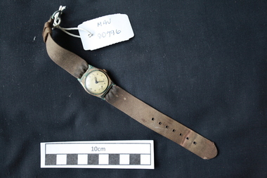 Watches, boys ‘Swiss’ nylon band, c1950