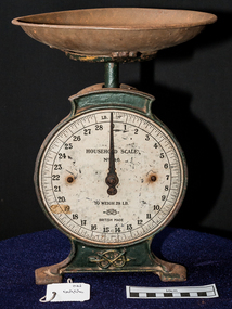 Scales, Imperial, Spring, 'Salter Household Scale’ 28lb, c1920