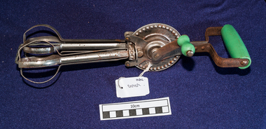 Kitchen Equipment, mechanical hand whisk c1940, c1940