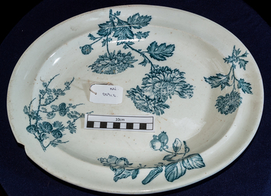 Kitchen Equipment, china meat platter, c1900