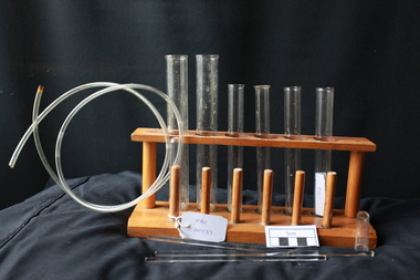 Manufactured GLass, test tubes, mixers, 20thC
