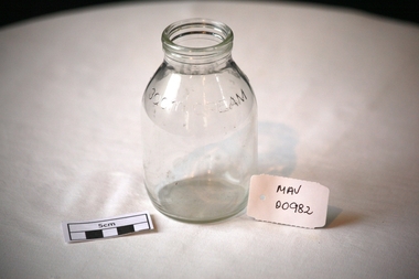 Manufactured Glass, bottle cream 300ml, post 1966