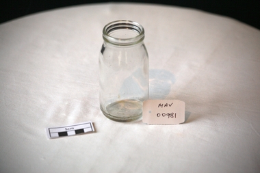 Manufactured Glass, jar, 'Pickle', mid 20thC