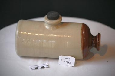 Household Equipment, Earthenware hot water bottle 'Hoffmann', c1900