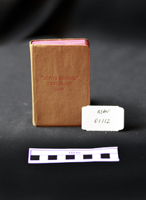 Book, Active Service Testament 1917, 1917