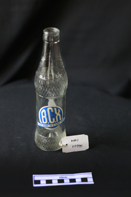 Manufactured Glass, bottle B.C.X. Bendigo, 20thc