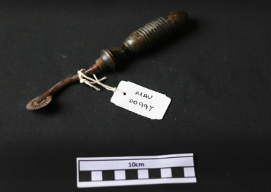 Craftwork,  leatherwork marking tool, c1900