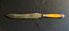 Carving Knife with ivory handle.