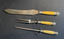 Carving Set with ivory handles