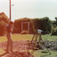 The Builders Mr Moody & Mr Smith preparing the site in Joyce Park at the commencement of the 'Reconstruction in February 1984 (1 of 3)