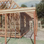 Reconstruction of Box Cottage in Joyce Park February 1984 (1 of 3)