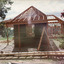 Reconstruction of Box Cottage in Joyce Park February 1984 (2 of 3)