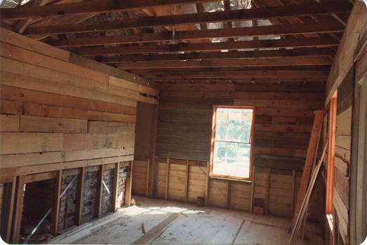 Box Cottage reconstruction - working on interior (2 of 3)
