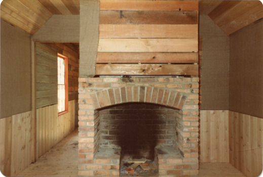 Box Cottage reconstruction - restored fireplace (3 of 3)