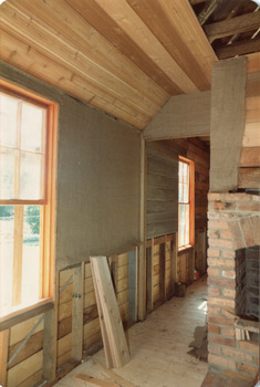 Box Cottage reconstruction - work on interior (1 of 3)
