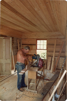 Box Cottage reconstruction - work on interior (2 of 3)