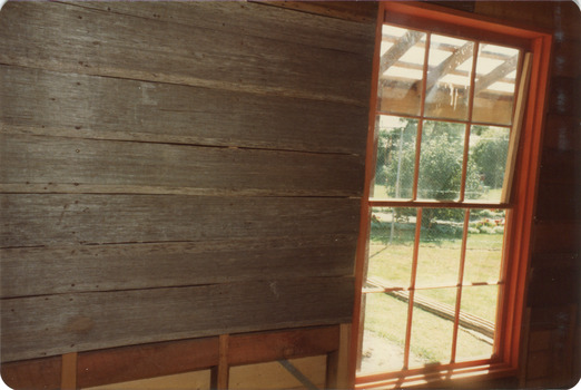 Box Cottage reconstruction - original shingles of cottage (3 of 3)