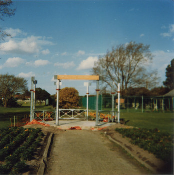Work beginning on the rotunda in Joyce Park Ormond (3 of 3)