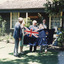 The Australian Flag and the Victorian State Flag presentation at Box Cottage in Joyce Park February 24th 1985 (1 of 4)