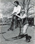 Penny farthing bike at Box Cottage.
