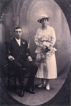 Mabel Alma Box married her second husband, John Amos Wright Batcheldor in 1912 (3 of 3)