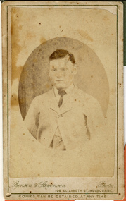 Photograph, B&W, a son of Henry Box 1839 -1913, c1900