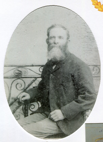 Photograph, B&W oval John Box  1841 -1913, c1900