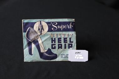 Clothing, lady's shoe heel grip