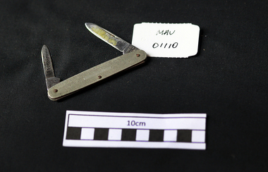 Tools, stainless steel pen-knife, 20thC