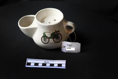 Personal Effects, china shaving mug / scuttle, c1950