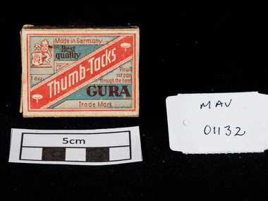 Manufactured Objects, Thumb Tacks  'GURA', GURA Pty Ltd