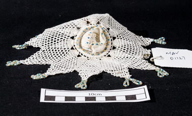 Haberdashery, crochet doiley, c1900