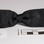 Clothing, bow tie, black , spring clip