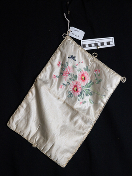 Personal Effects, sachet silk hand painted
