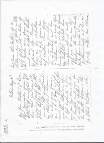 Document, Photocopy Letter Thomas Charman   to Michael Charman UK 1878, 1878