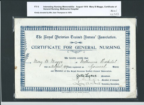 Folio 7  5  MAV 00533 Maggs Nursing Cert. 1919  Scan_20190419.jpg