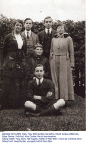 Mary Ellen Dunbar and family 1917