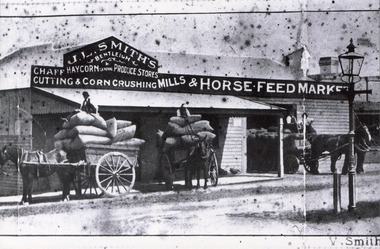 J.L.Smith Hay & Grain Store c1916 Bentleigh