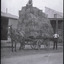 F Smith Horse drawn cart loaded with Baled Straw