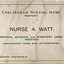 F6  39  MAV 00579a  Nurse Watt Doc. Chelt.