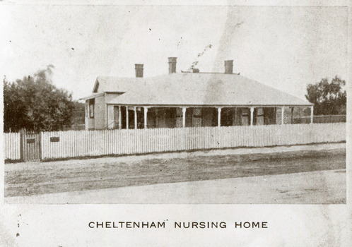 Folio 6  40 MAV 00579b  Cheltenham Nursing Home c1900 