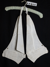 Clothing, Man's White false waistcoat, c1960