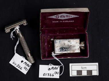 Manufactured Objects, Gillette Razor and Box, c1940