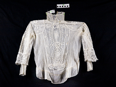 Clothing - Clothing,Girl's Blouse, lace,voile lining, c1900