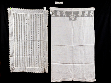 Haberdashery, Table Runners Linen x2    c1900, c1900