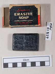 Manufactured Object, Erasive Black Soap & Box, early 20thC