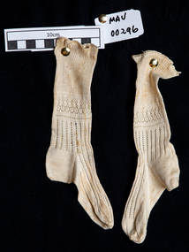 Clothing - Baby socks silk c1930, c1930